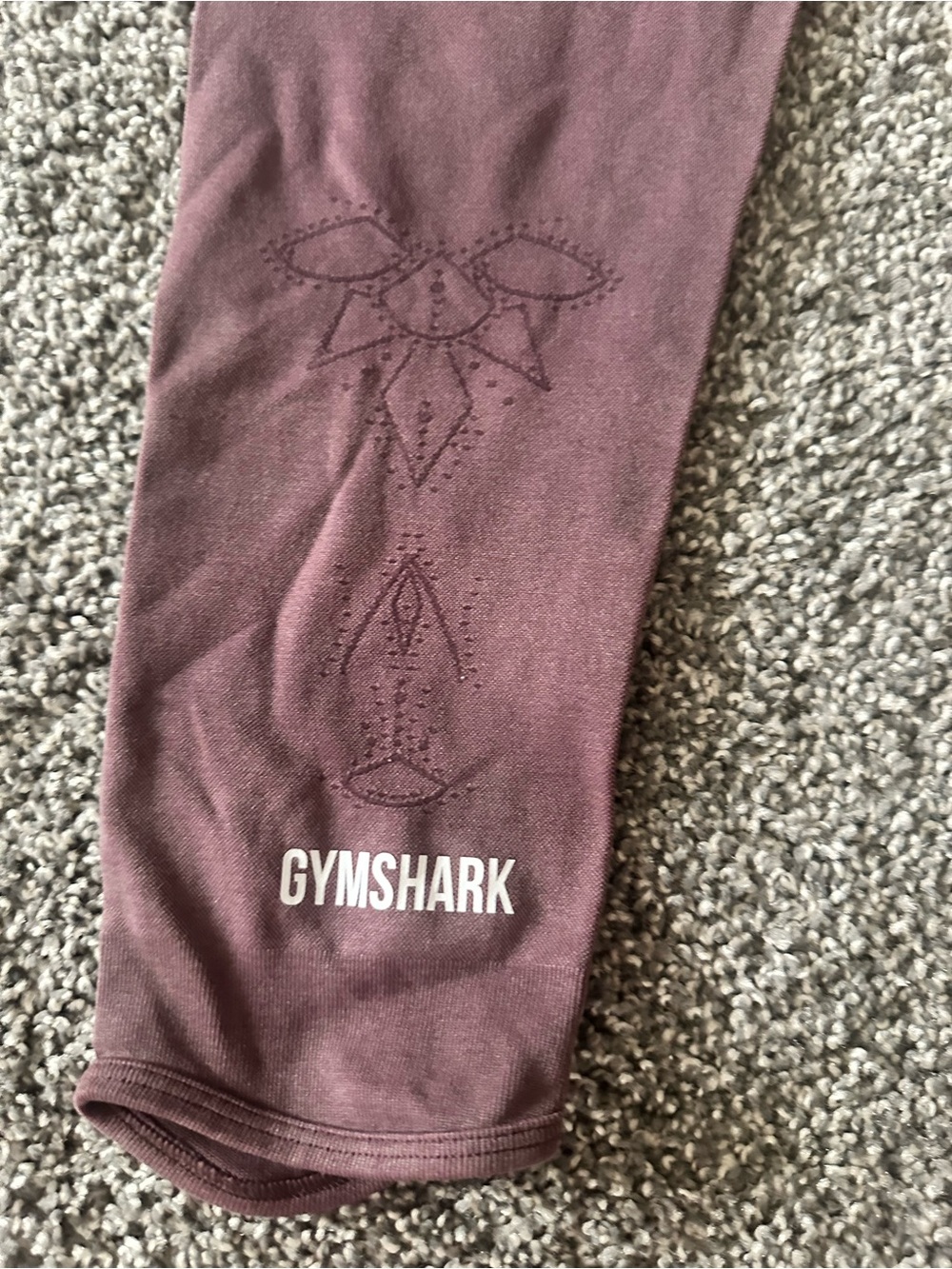 Gymshark Dusty Mauve Tonal Logo Top